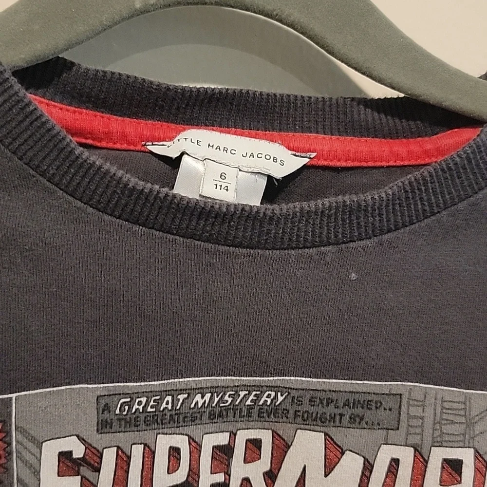 Little Marc Jacob's long sleeve shirt size 6 Comic Graphic